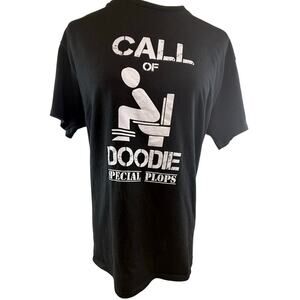 Call of Doodie Special Plops Men Medium t-shirt short-sleeve black